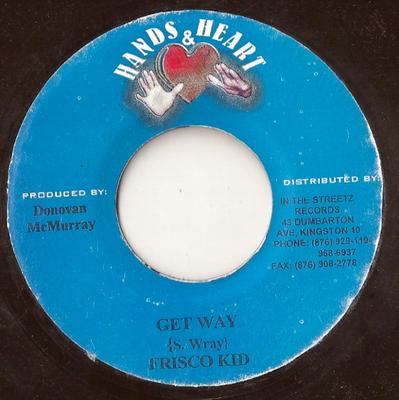 7inch Record FRISCO KID / SAJAY & MARTINA - Get Way / Crime Rate NONE Hands & Heart 2001 Jamaica Reggae, Ska & Dub Used