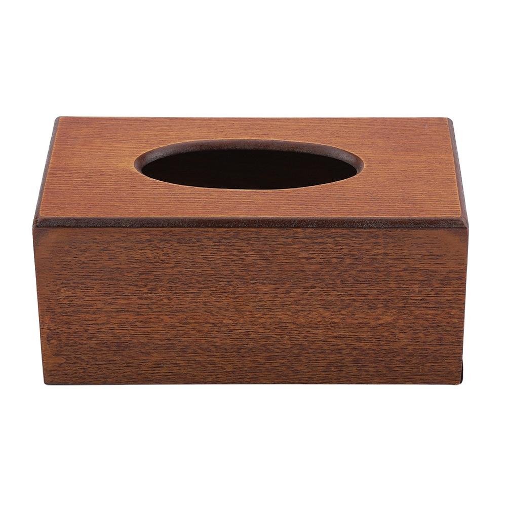 Tissue Box Napkin Holder Case Paper Box Container Elegance Wood Storage Box Hotel Home Decoration Bedroom Kitchen Accessories