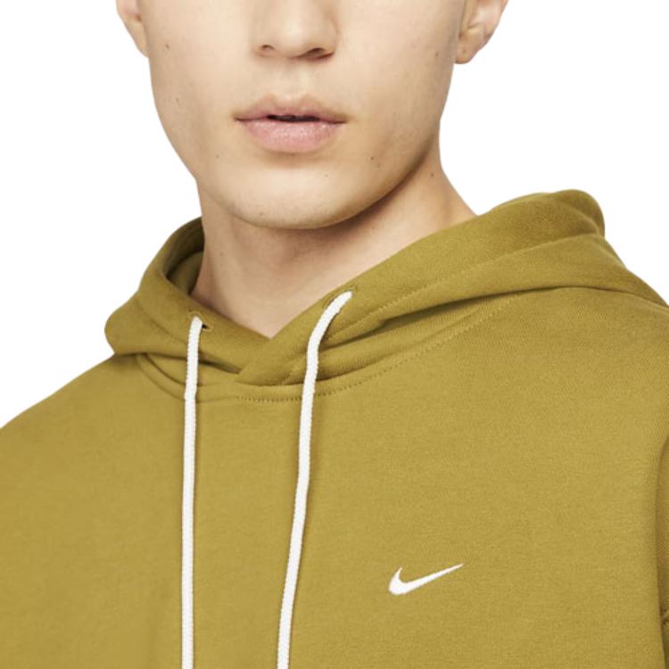 Nike Sweat à capuche polaire Lab Solo Swoosh (Taille Asie) Mousse du Désert Streetwear Homme DA0316-318