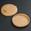 Pu 'Er Tea Storage Box Bamboo Woven Brick Tea Box Chinese Tea Packing Bag Tea Recovering Storage Tea-Allocating Tray Tea Tins