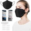 Adult Disposable Face Masks With 3D Designs 4-Ply Breathable Face Mask, Fish Mouth Design, With Hook