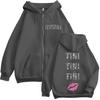 Singer TINI STOESSEL FUTTURA Tour New Zip Up Hoodie Men Women Fashion Jacket Sweatshirt Vintage Oversized Zipp