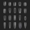 100Pcs Short Matte False Nails Full Cover Coffin Square Almond Press On False Nails Soft Gel Nail Tips Manicure Extension Tools