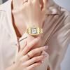 Luxury Women Watch Fashion Square Wristwatch Casual Quartz Watch Simple Rhinestone Ladies Clock Gifts Relogio Feminino