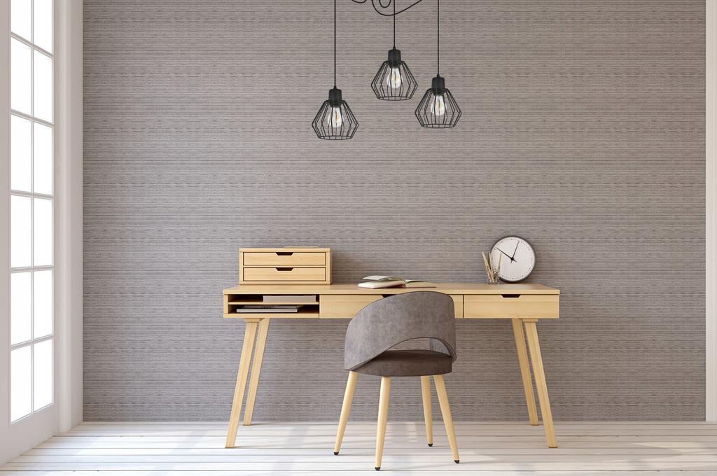 Hanging Lamp, Ceiling Chandelier, Wire Shade, Led