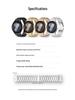 Cinturino in Acciaio Compatibile per Samsung Watch 4/5/6/7 - Stile Business a Tre Maglie