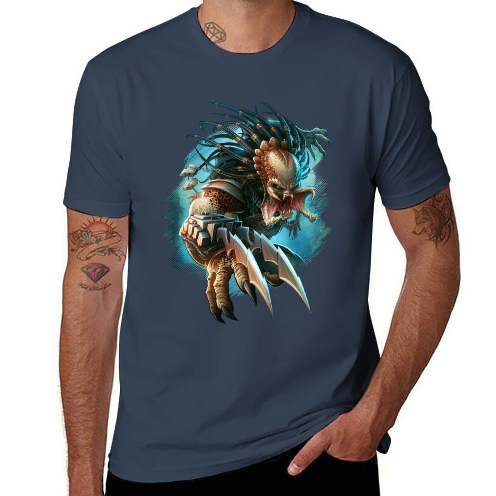 Predator Tshirt Casual Loose Daily Wear Tshirt S