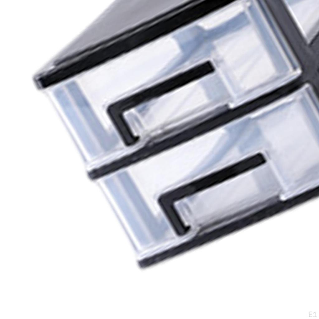 Clear Desk Storage Box with Drawer Organizer for Makeup