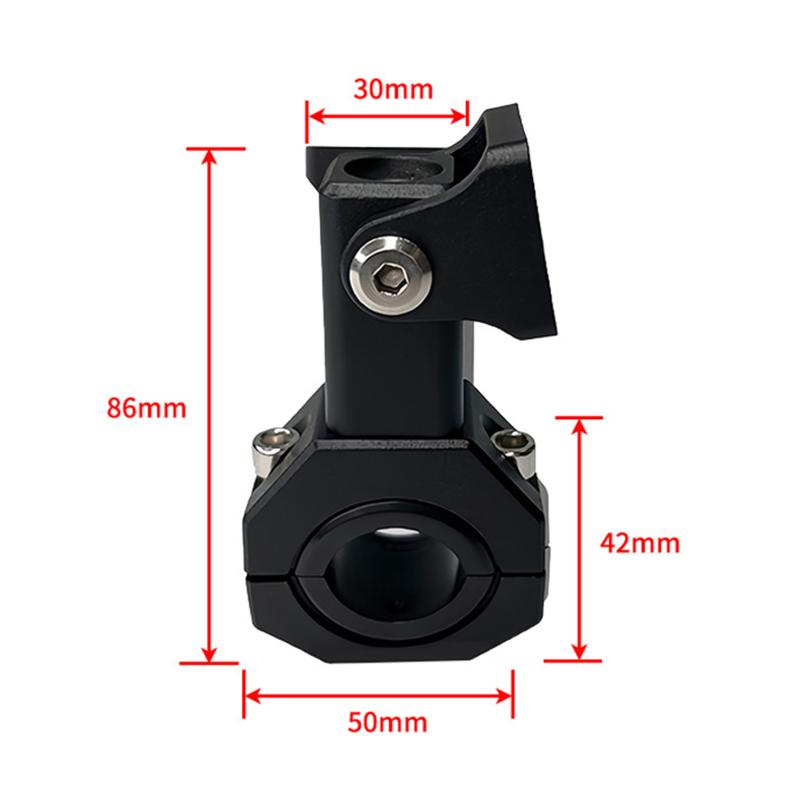 1/2Pcs Motor Light Mount Bracket 360° Adjustable Anti-Slip Clamp Fit for Motorcycle Spotlight Modified Parts