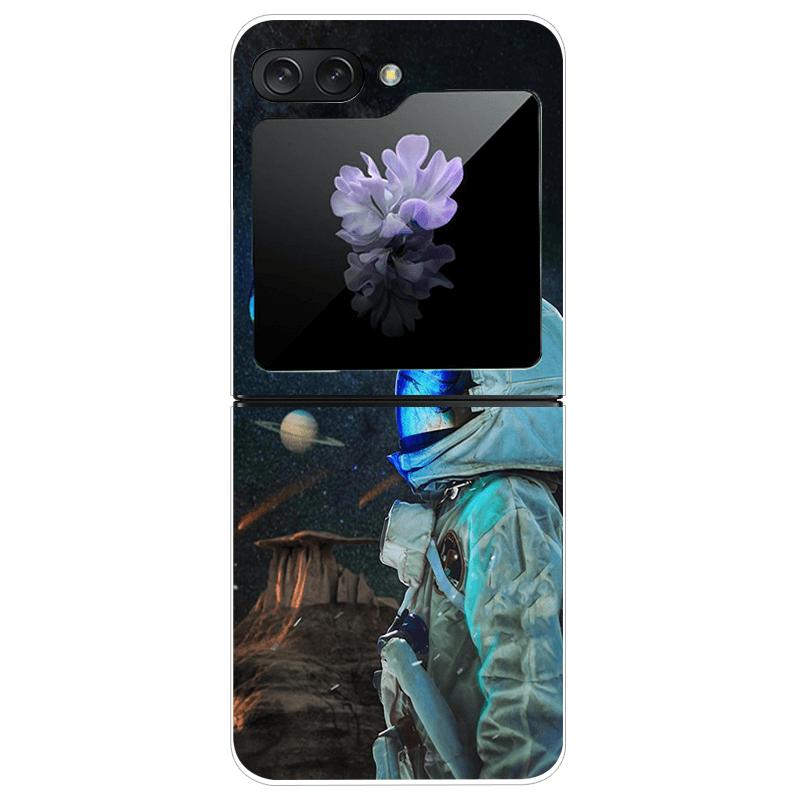 Clear Phone Case For Samsung Galaxy Z Flip7 Fashion Hard PC Silicone Cover For Galaxy Z Flip 7 5G ZFlip7 Transparent Protector