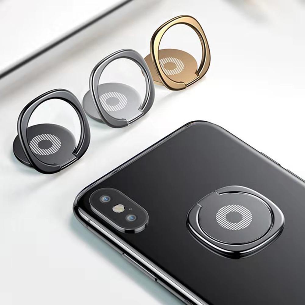360-degree Rotation Mobile Phone Holder Metal Mobile Phone Stand Ring Buckle Car Mobile Phone Bracket Rotable
