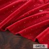 Sterrenhemel Glitters Fluweel Stof Per Meter voor Kleding Rok Cheongsam Pak Jurk Broek DIY Naaien Velours Stof Zacht Wit