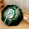 Ireland Rugby Print Auto 8?Ribs Folding Umbrella Wind Resistant Lightweight Automatic Umbrella For Daily Travel