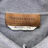 TOMORROWLAND 61-02-12-02002 Gray Silk Cotton Knit Polo Shirt SESIA Tops M grayUsed