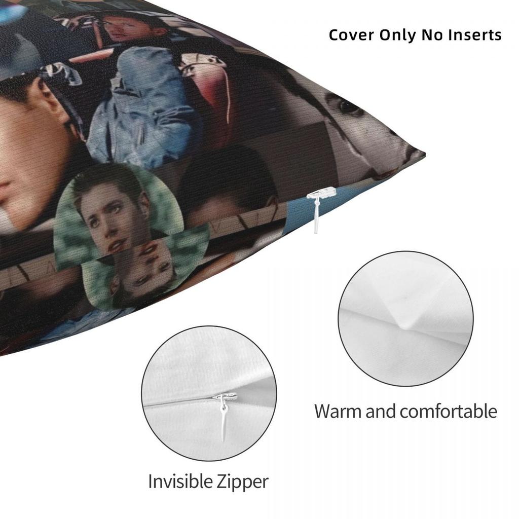 Pillow Cover Dean Winchester Supernatural Television Graphic Cushion Cover Pillow Case For Sofa Car Home Decor Pillowcases