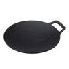 JHQ Multi Genuine for Direct Flame Use Only Compatible with Induction Suitable for Kitchen and Outdoor Frying Pan Flat Includes Gray Oven Mitts and