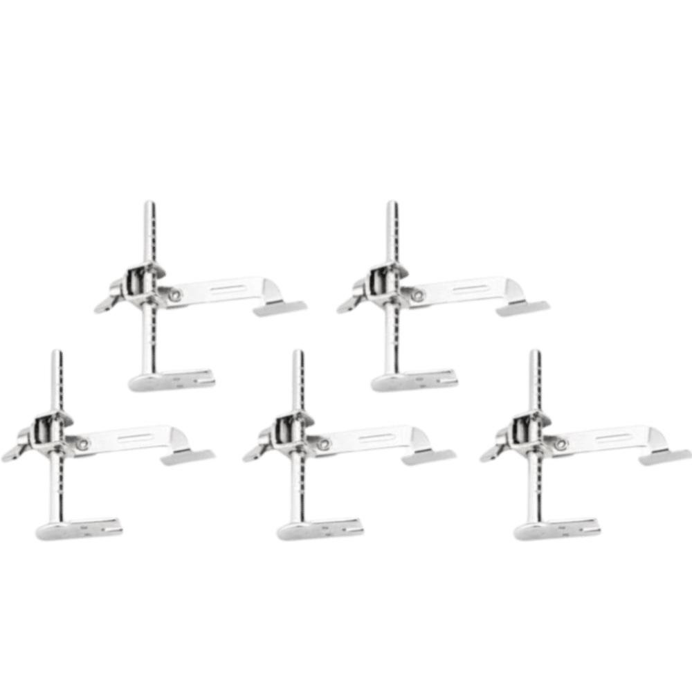 

5pcs Iron Adjustable Seam Guide Professional Precision Gauge Seam Guide Gauge Heavy Duty Adjustable Sewing Machine Seam Guide