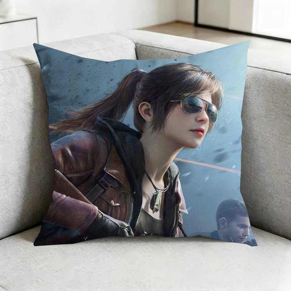 PUBGG MOBILE Game Pillow Case Square DoubleSided Sofa Cushion Cover Bedroom Bedside Pillow Gift