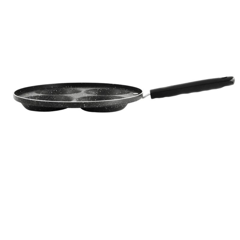 Kitchen Cooking Utensils with 4 Holes Efficient Eggs Fryings Pans Kitchen Cookware DIY Breakfast Appliances