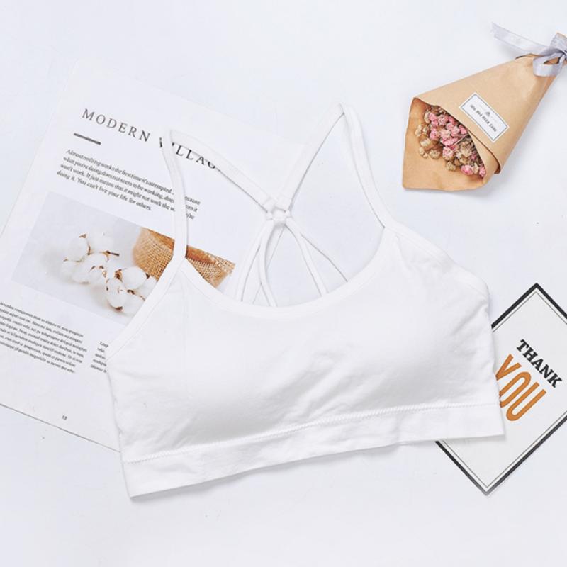 New Letter Parachute, Beautiful Back, Chest Wrapped Vest, No Steel Ring, Anti Glare Suspender, Bra Bottom, Sports Underwear for Women