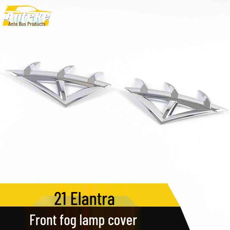 21 Elantra Front Fog Light Cover Decorative Frame
