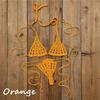 Bikini Micro Trendy Fatto a Mano all'Uncinetto