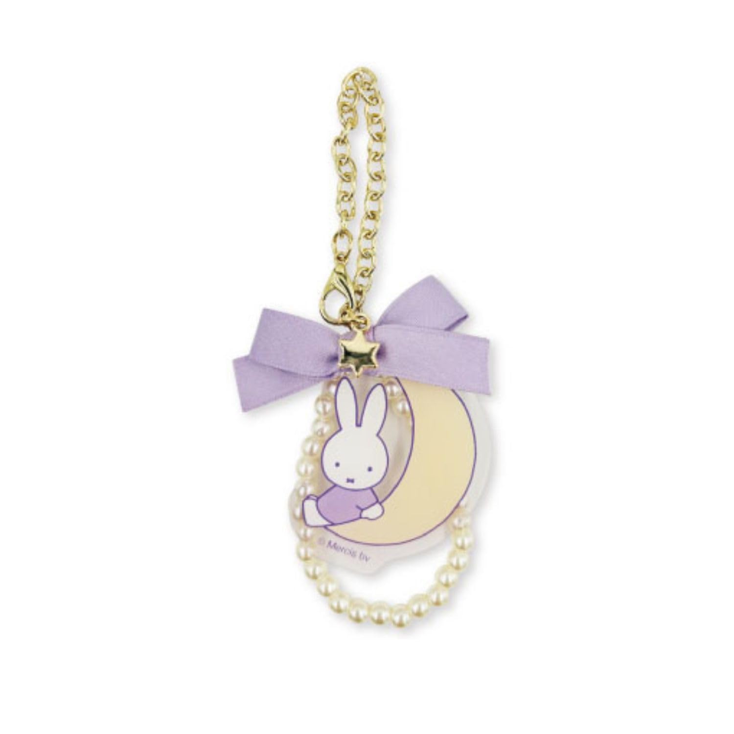 

Marimo Craft Miffy Acrylic Dreamy W52 x H67 x Keychain, Series, Purple, 3mm, DBM-3030 фиолетовый