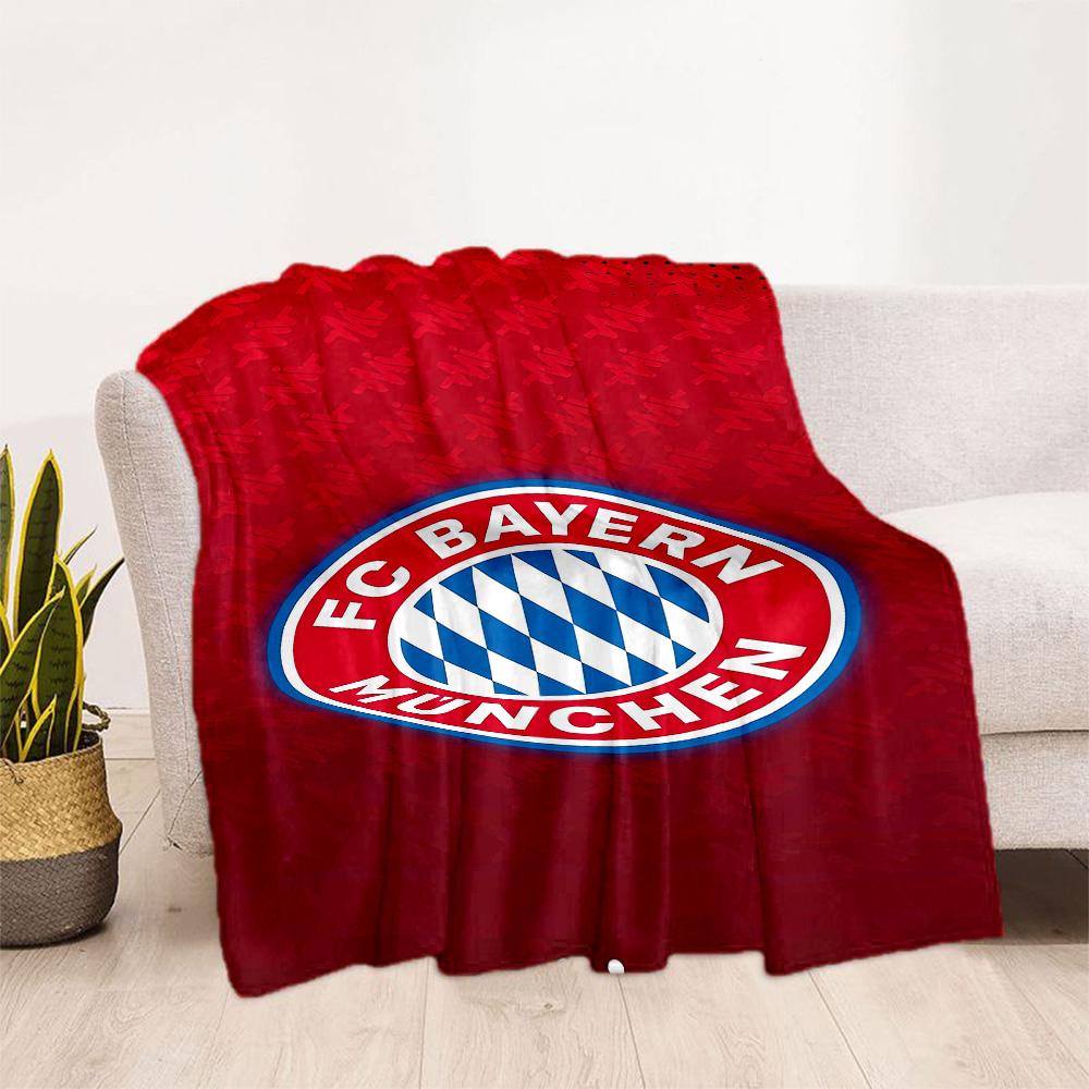 Bayern Munich Blanket Ultra-Soft Suitable for Livingroom Picnics Bedding Four Seasons Universal Stylish Decor