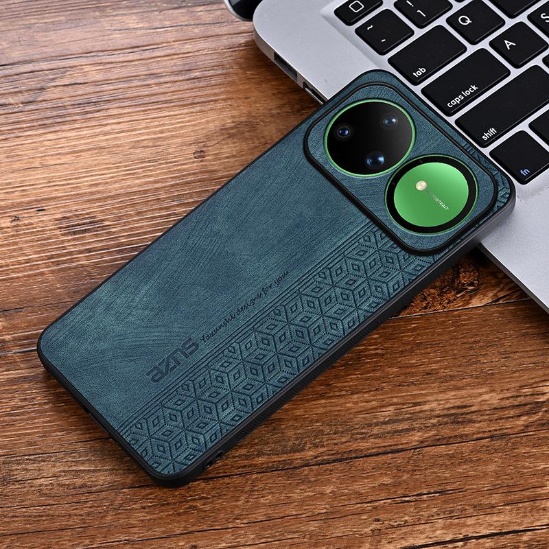 

EUCAGR Luxury PU Leather Phone Case for Huawei Nova 15 Pro/15 Ultra Shockproof Soft Back Cover for Huawei Nova15Pro Nova 15 Pro зелений