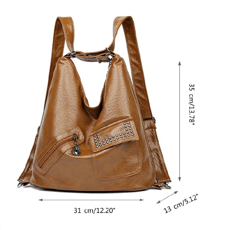 Shoulder Bag Bookbags for Girl Women Versatile Travel Pack Vintage Rucksack