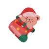25Pcs/Pack Christmas Gift Bags Set with Santa Elk Snowflake Pattern Thickened Non-Woven Waterproof Tote Bags for Kids Holiday Party