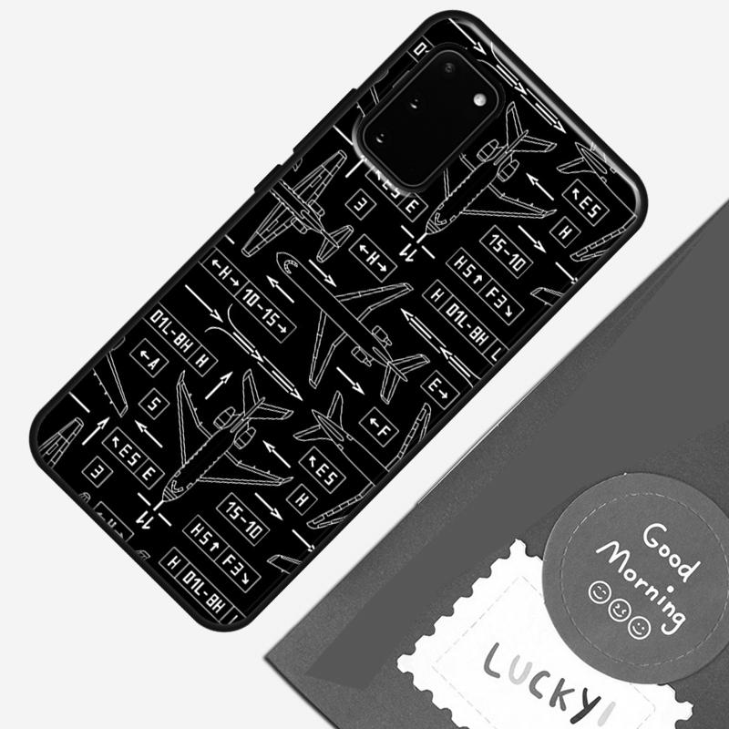 Aviation Aeroplane Pilot Cockpit Phone Case For Samsung Galaxy S26 S25 Ultra S20 S21 S22 S23 S24 S10 Plus S25 FE Cover Shell