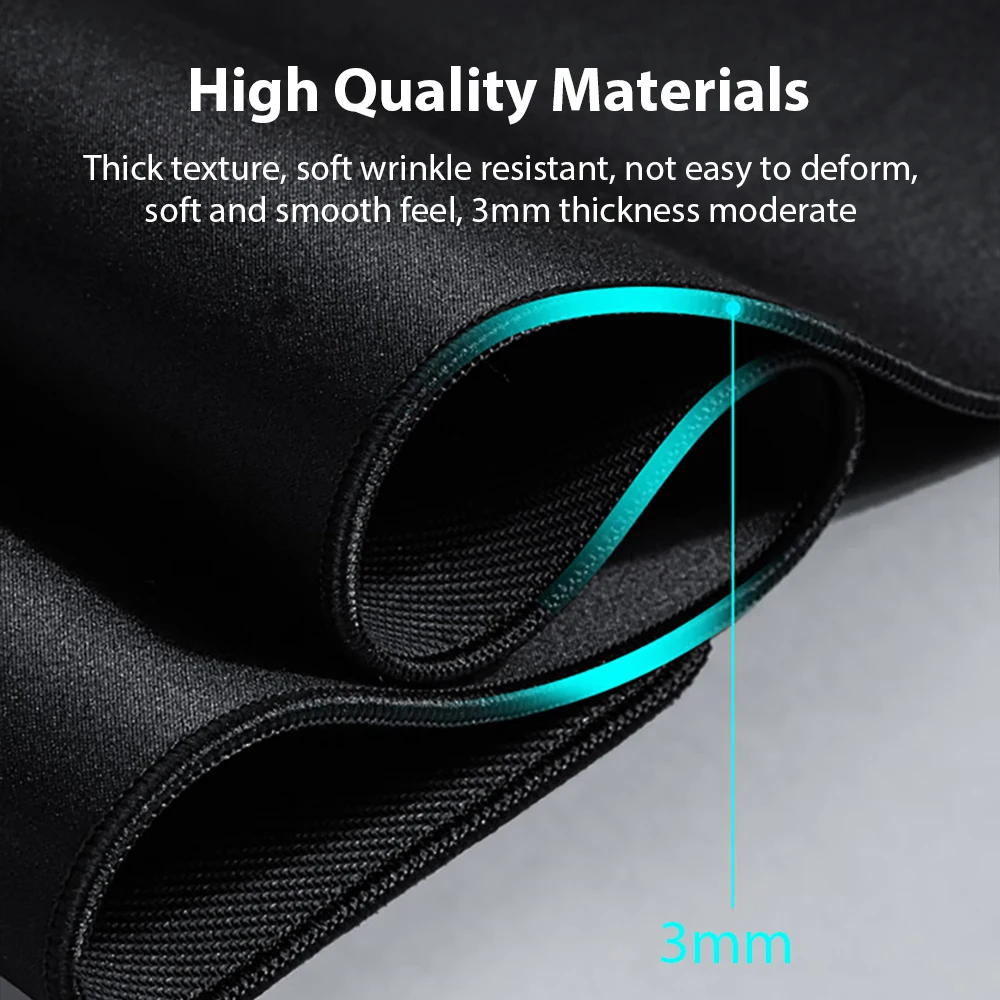 Gun Accessory Mouse Pad XXL Anti-Slip Rubber Computer Gamer Firearms Desk Mat Stitched Edge Large Office Gaming Mousepad