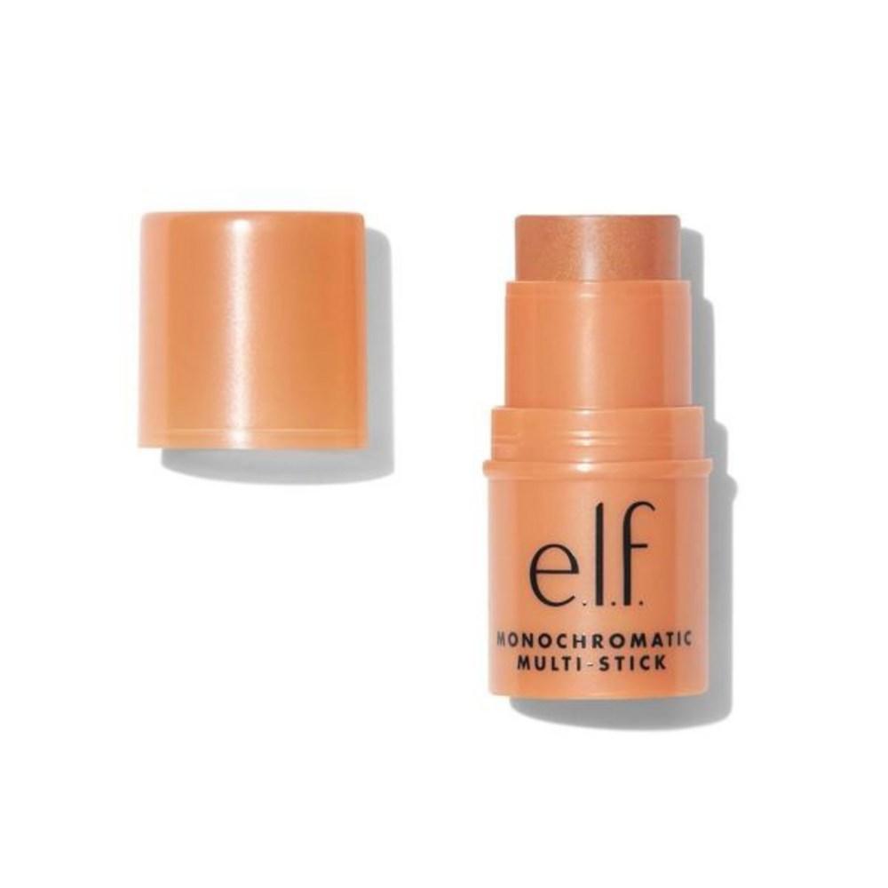 e.l.f Solid Color Multi Stick Creamy Lightweight Versatile Luxury Add Shimmer Easy to use on the go Easy to blend Glowing Mango 1 pcs