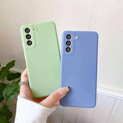 Candy Color Silicone Phone Case For Samsung Galaxy S26 S25 Ultra S24 FE S23+ S22 A56 A36 A16 A06 A55 A15 A35 A05 A17 5G Soft Shockproof Back Cover