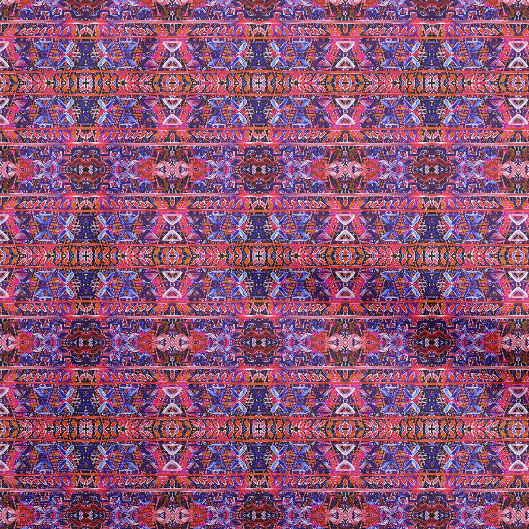 

oneOone Бавовняний поплін Синювато-фіолетова тканина Африканська акварель Одяг своїми руками Тканина для стьобання Тканина з принтом 42 дюйми 42 Inch Wide - Viscose Chiffon червоний