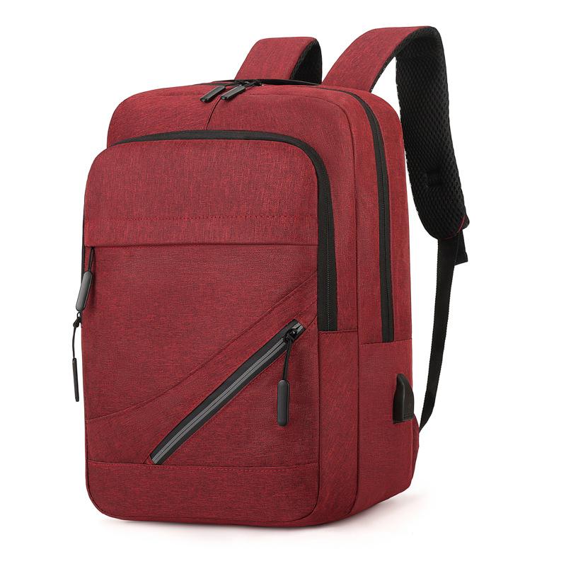 Computer bag backpack large capacity backpack multi-function usb charging new high-end schoolbag business