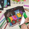 DIY Cartoon  Transfer Painting Crafts For Kids Arts And Crafts Toys Children Creative Educational Learning Drawing Toys