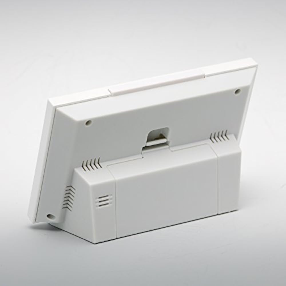 Seiko SQ778W SEIKO Clock Alarm Clock Auto Light Radio Wave Digital Calendar Temperature Display C...