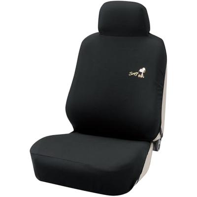 Bonform 4137-10BK Capa de Assento, Snoopy Elegance, 1 Assento Dianteiro (Meio-de-campo), Tamanho Único Serve na Maioria, Cor: Preto