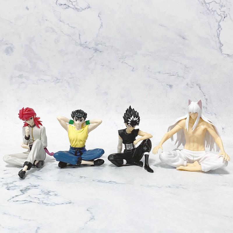 Yu Yu Hakusho Pvc Anime Figure Set With Collectible Handheld Models For Fans And Collectors