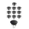 10x Basin Sink Overflow Cap Hole Insert Cap Sink Overflow Cover, Sink Overflow Ring for Restroom Bathtub Bathroom Hotel