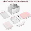 Stainless Steel Tofu Press Cheese Making Molds Homemade Tofu Mold with Presser Towel and Drip Tray Tofu Press Moulds for Kitchen