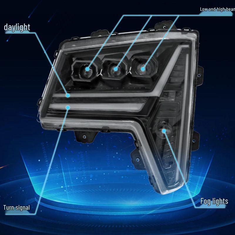 Sinotruk Howo MAX LED Matrix Headlight Assembly - Super Bright Lens