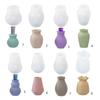Test Tube Vase Mold Hydroponic Plant Flower Pots Silicone Mould Candle Holder Molds Plaster Resin Casting Molds Decors