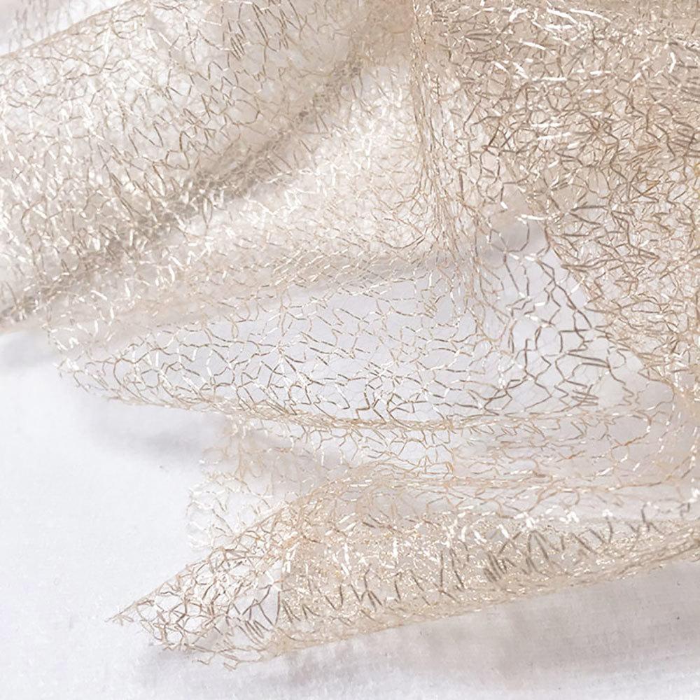 

Line Messy Mesh Out Lace Net Hollow Fabric Golden Silver Net Tulle Gauze DIY Crafts Wedding Dress Skirt Curtain Decor Material 45x145CM(17inx57in) шампанского