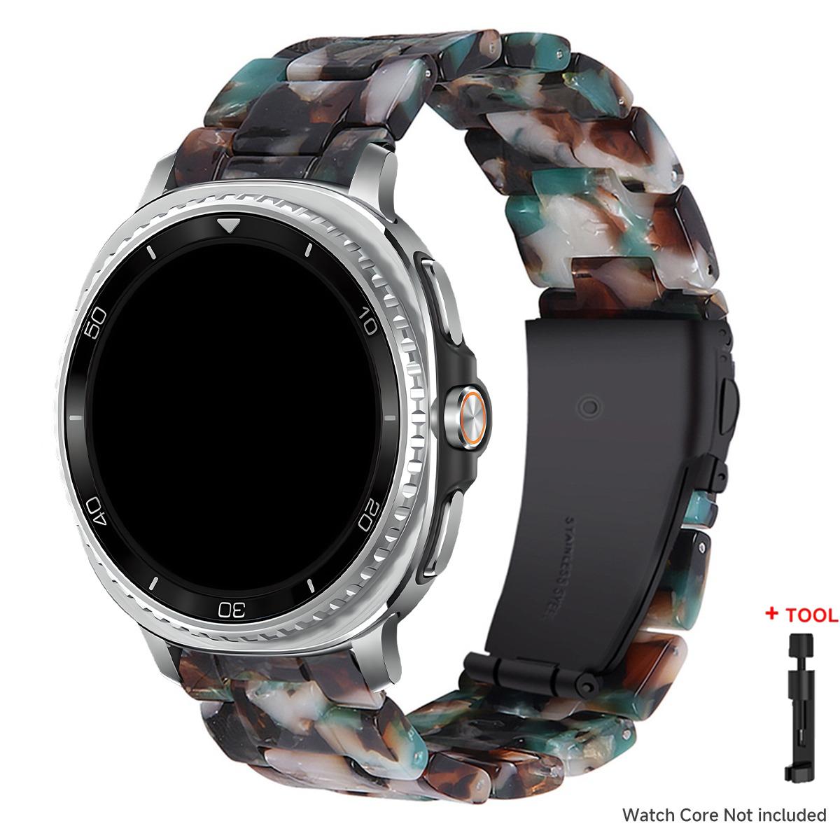 

Resin Band for Samsung Galaxy Watch 8 40 44MM/8Classic 46mmTransparent Strap Women Bracelet for galaxy Ultra 2025/7 47mm Correa for galaxy 8 44mm