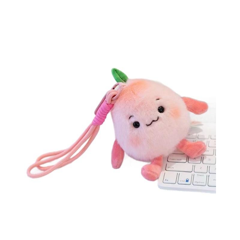 Fruit Plush Toy Mango Dragon Fruit With Soft Short Fleece For Kid Gift Collection