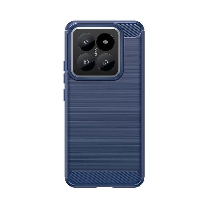 For Xiaomi 14 Pro Case Cover Xiaomi Mi 14 Pro Capas Phone Bumper Shockproof Carbon Fiber Soft TPU Cover For Mi 13T 14 Pro Fundas