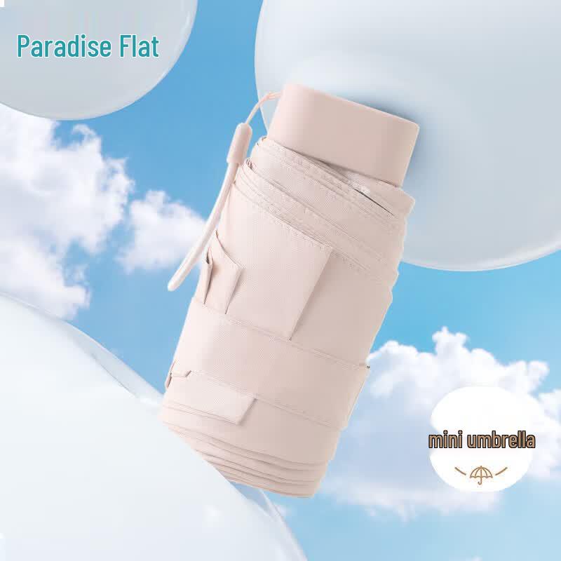 Paradise UV Protection Five-Fold Flat Umbrella